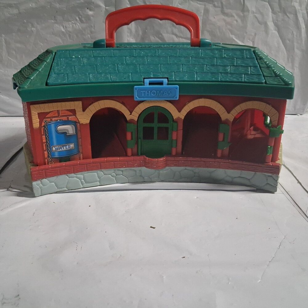 Thomas The Train Take and Play Train and Track Storage Building - Damaged Doors